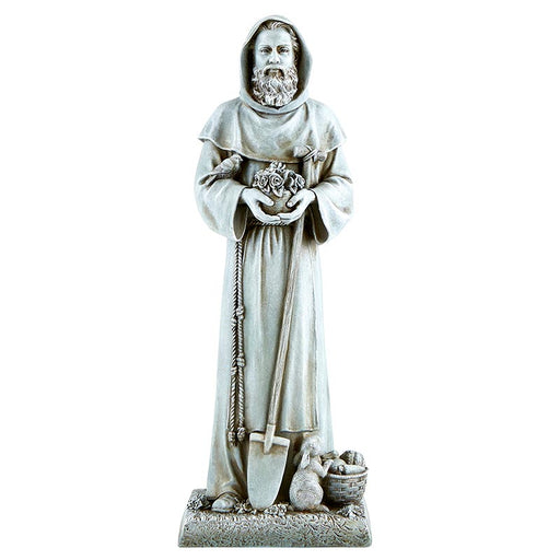 12" H Saint Fiacre Statue