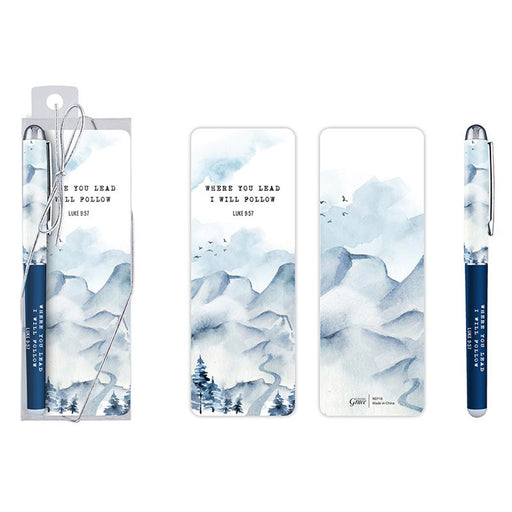 Where You Lead Gift Pen with Bookmark - 12 Pieces Per Package