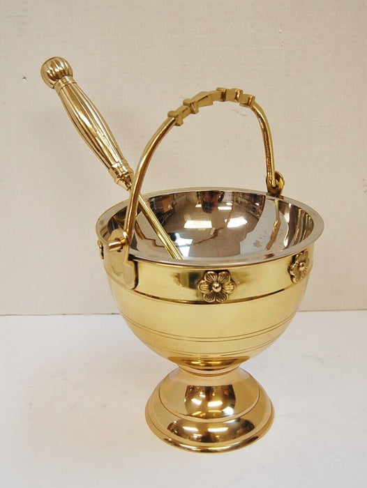Classic European Style Holy Water Bucket and Sprinkler
