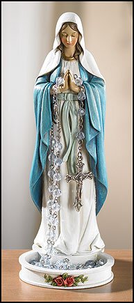 8" Madonna Rosary Holder