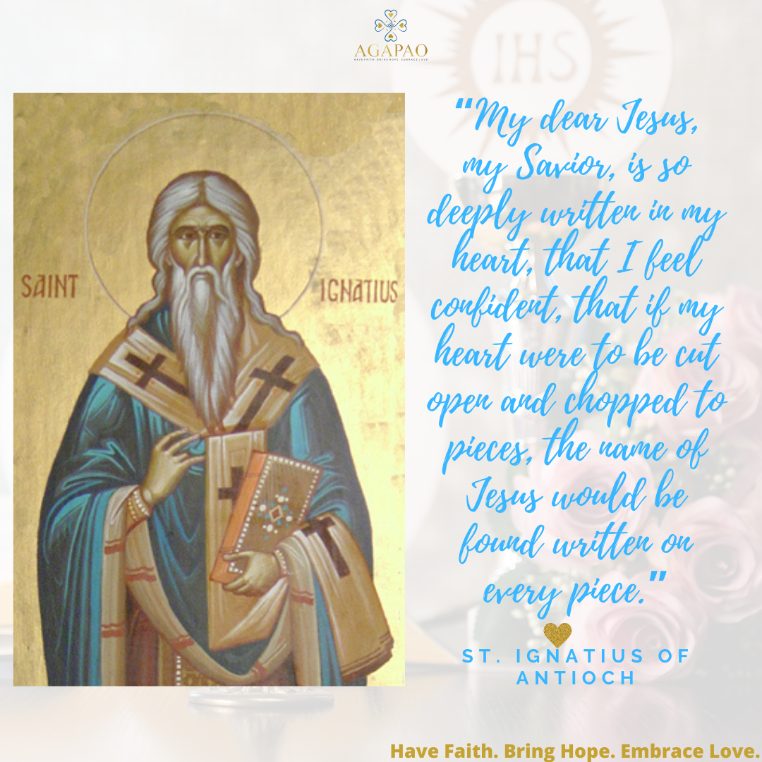 Saint Ignatius of Antioch, Bishop and Martyr