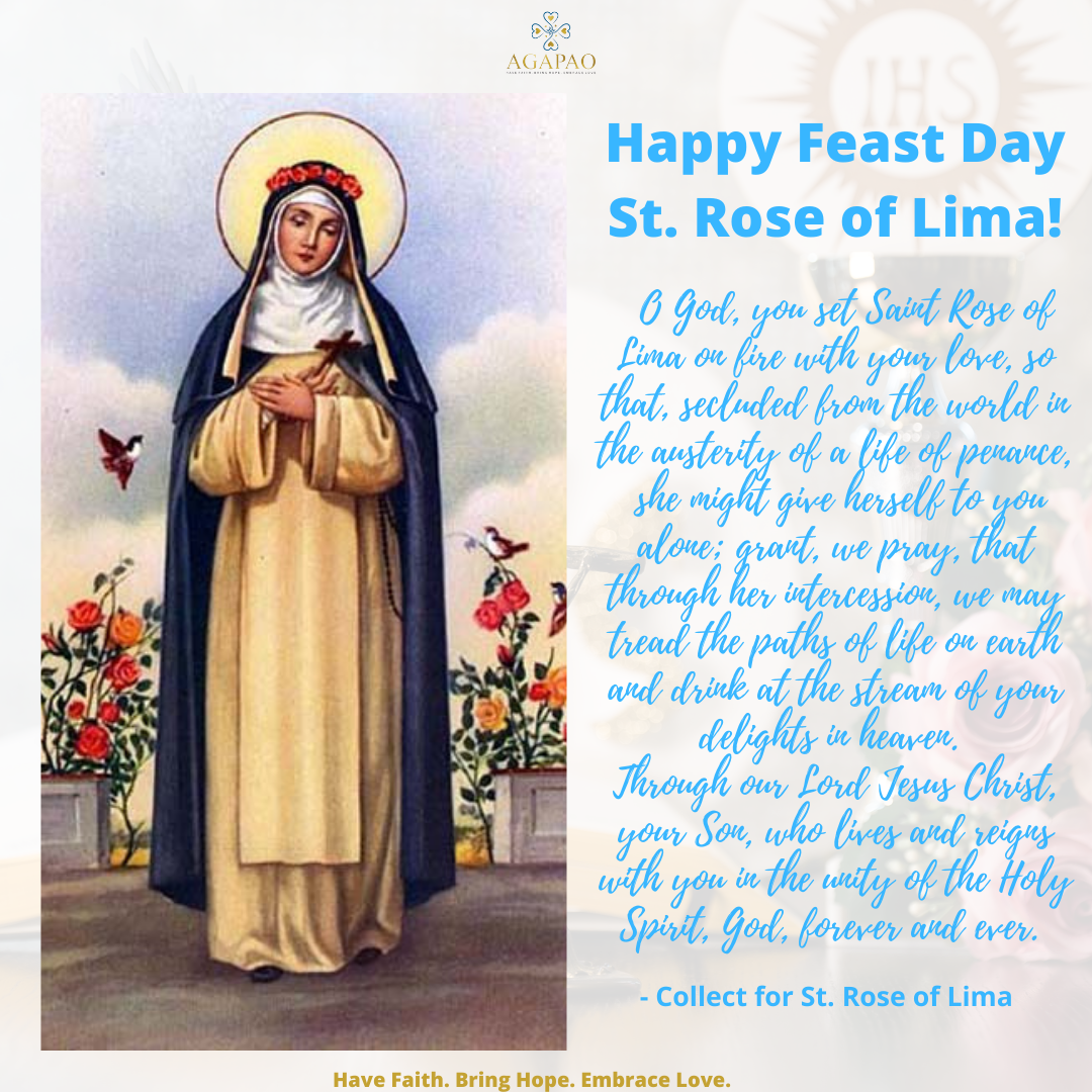 Saint Rosa of Lima - The Rose of the Americas and the Philippines ...