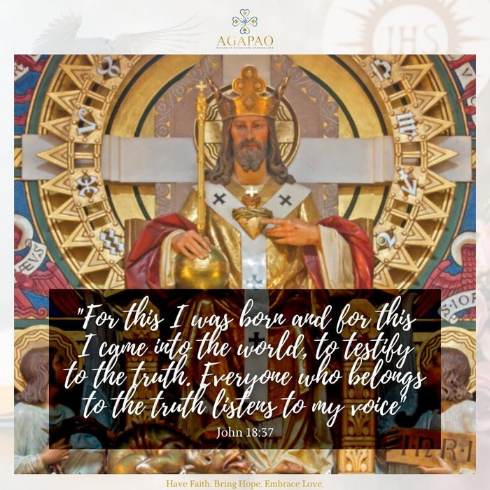 Gospel Lectio Divina, The Solemnity of Our Lord Jesus Christ, King of the Universe, November 21, 2021