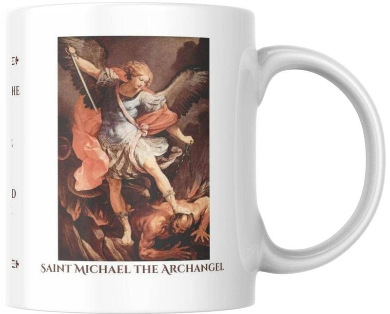 Saint Michael the Archangel Catholic Coffee Mug (12 oz)