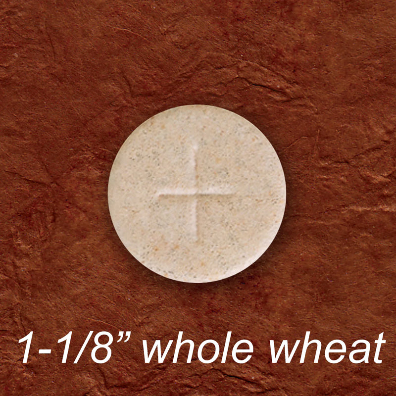 Cavanagh 1-1/8" Whole Wheat Cross Design Communion Wafers (29mm)