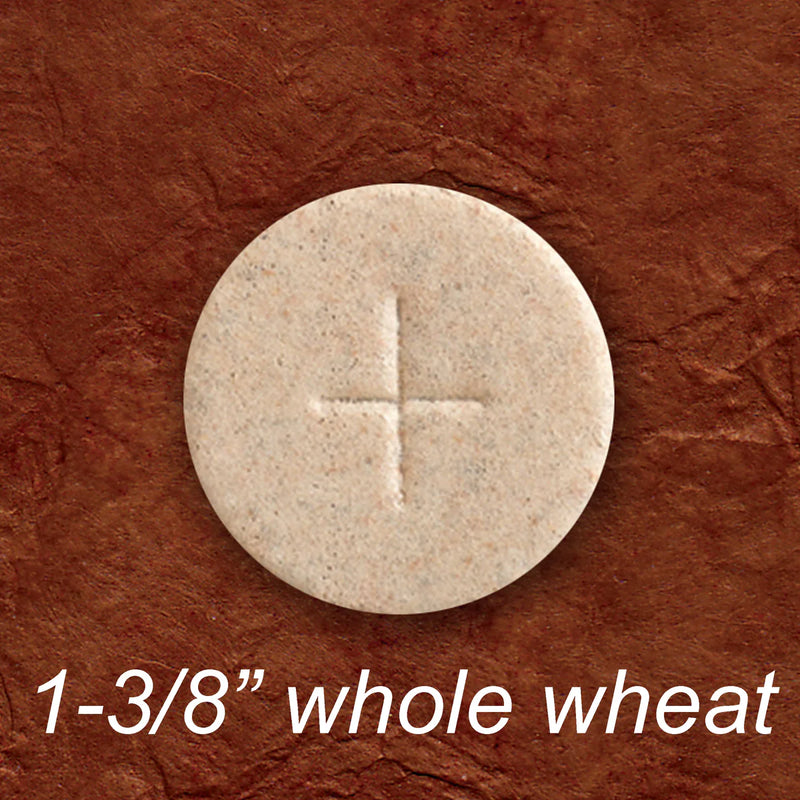 Cavanagh 1 3/8"  Whole Wheat Cross Design Communion Wafers (35mm)