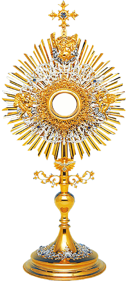 Monstrance with Four-Layer Filigree & Angels