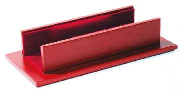 Red Leather Bound Stand
