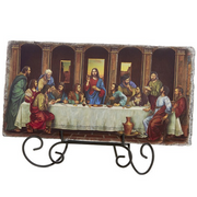 10.5" The Last Supper Tile Plaque