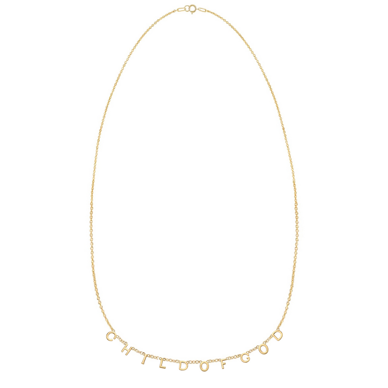 CHILD OF GOD Necklace in Gold-Filled and Sterling Silver