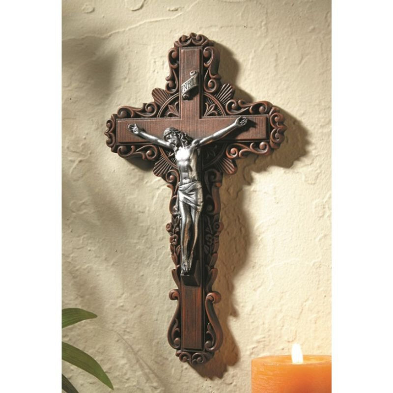 10" H Calvary Pastoral Crucifix