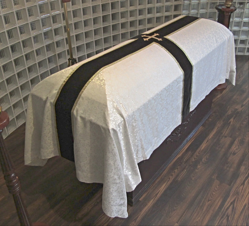 11121 - Hand Embroidered Elegante Chasuble and Funeral Pall
