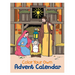 11" Calendar - Advent Calendar To Color