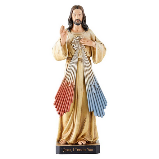 12" H Divine Mercy Statue