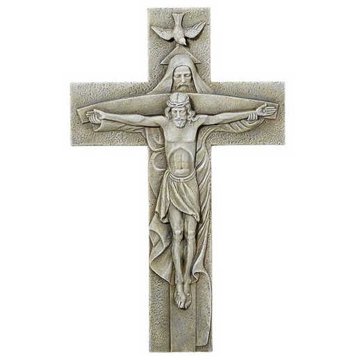 12" Trinity Garden Crucifix