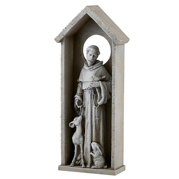 12" H Saint Francis Wall Plaque