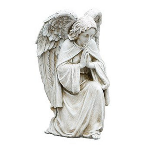 12" Praying Guardian Angel Garden Statue