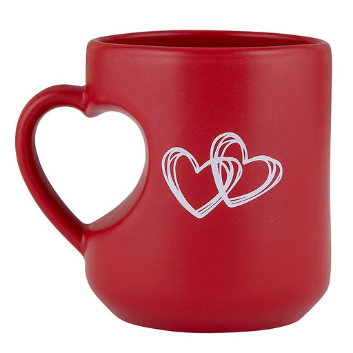 12 oz Love You More - Heart Mug - 4 Pieces Per Package