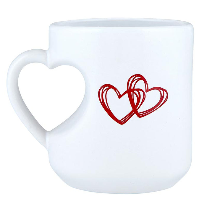12 oz My Love Mug - Heart Mug - 4 Pieces Per Package