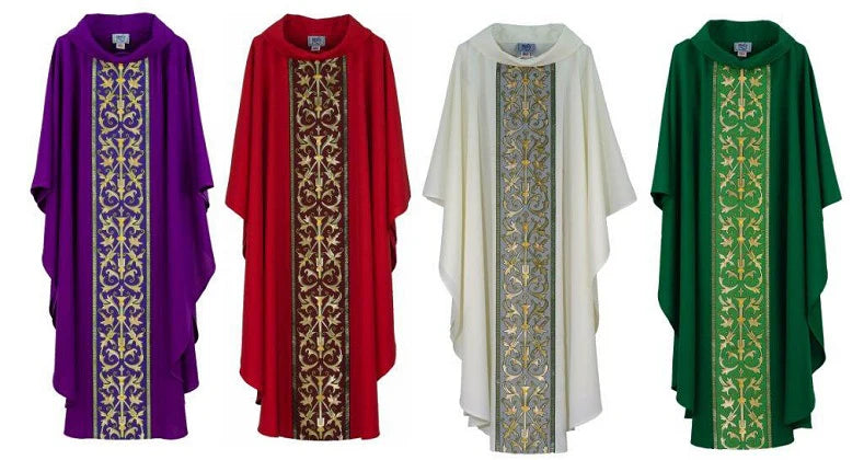 13306 Floral Design Chasuble or Dalmatic