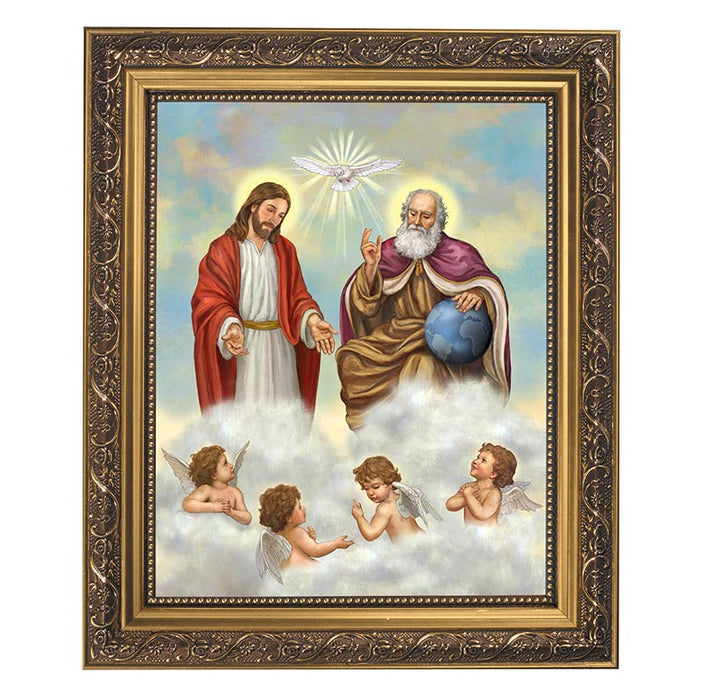 13" H Holy Trinity Framed Print