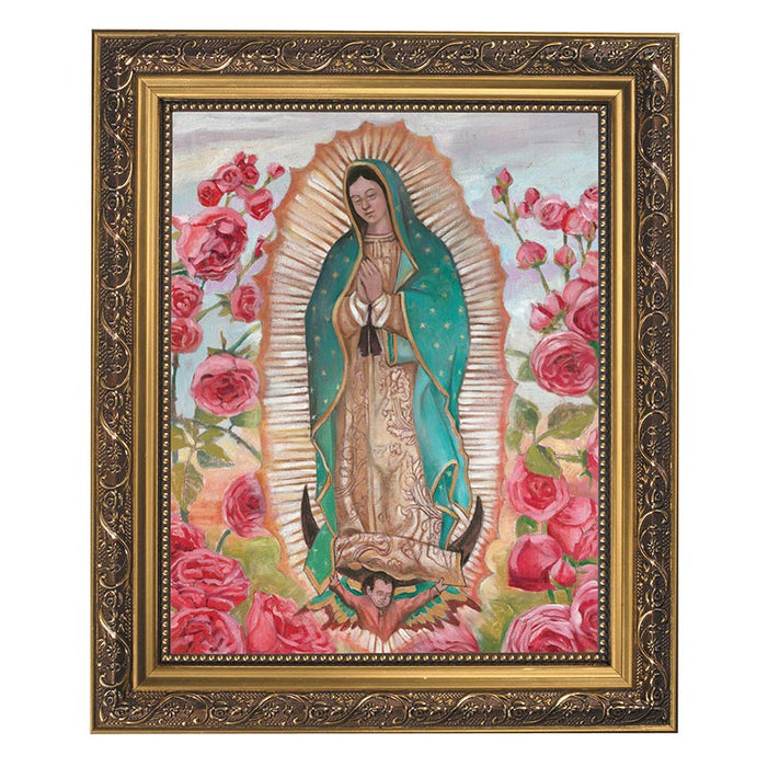 13" H Our Lady Of Guadalupe Framed Print