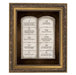 13" H Ten Commandments Framed Print