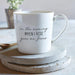 14oz Porcelain When I Rise Cafe Mug - 2 Pieces Per Package