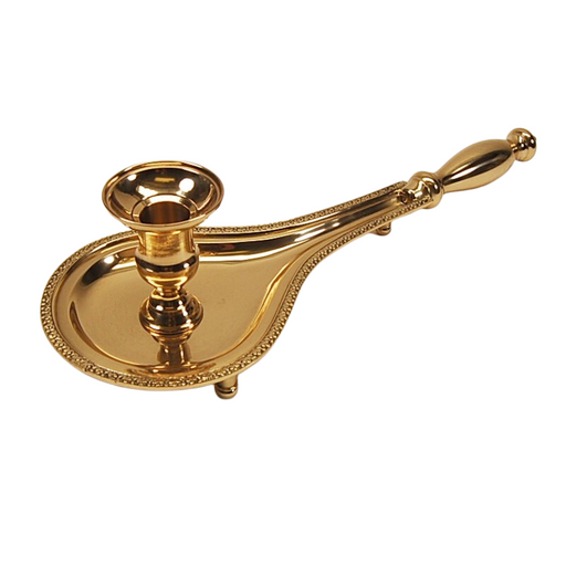15 Classic Style Bishop Candle- Bugia in Solid Brass