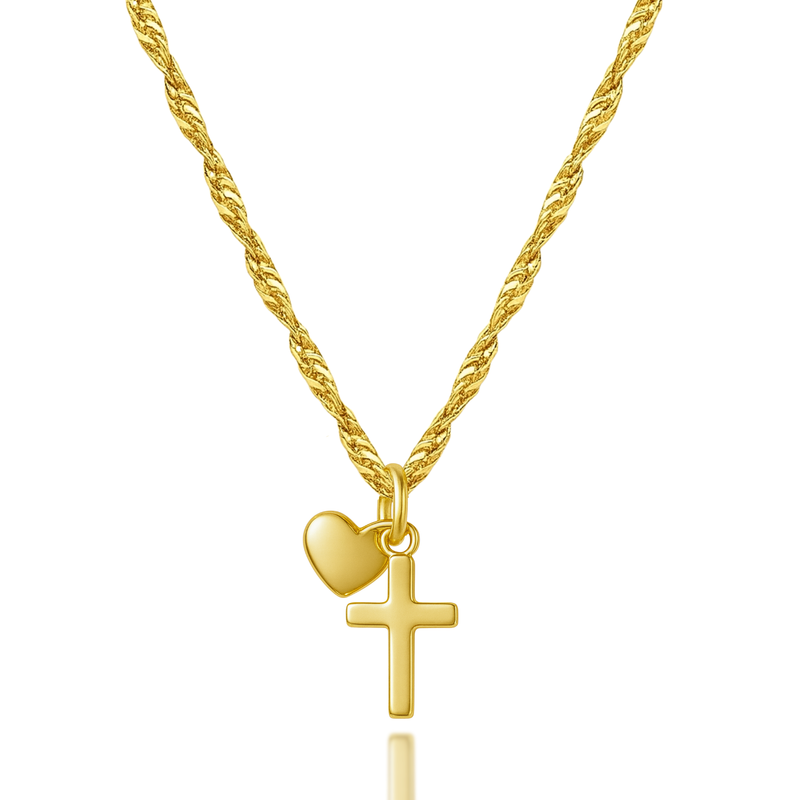 Steadfast Love Necklace in Gold and Silver
