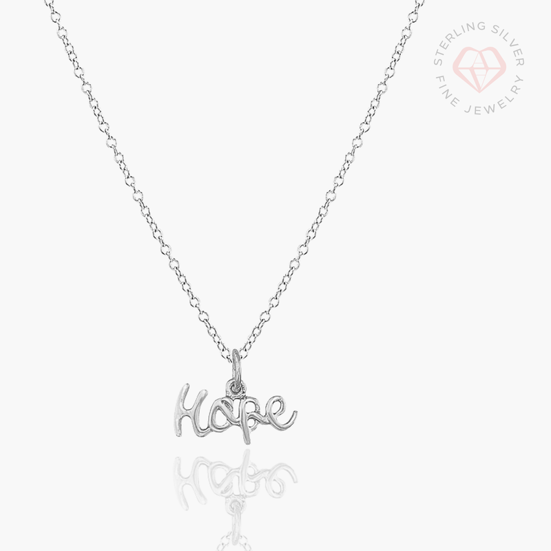 My Hope Necklace- Gold Vermeil & Sterling Silver