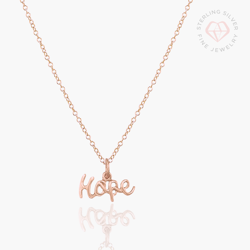 My Hope Necklace- Gold Vermeil & Sterling Silver