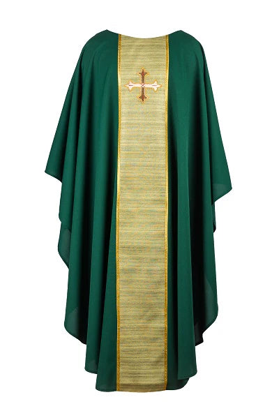 16100 Embroidered Greek Cross Chasuble