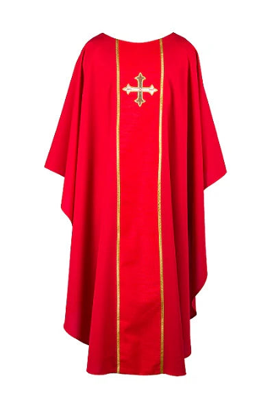 16100 Embroidered Greek Cross Chasuble