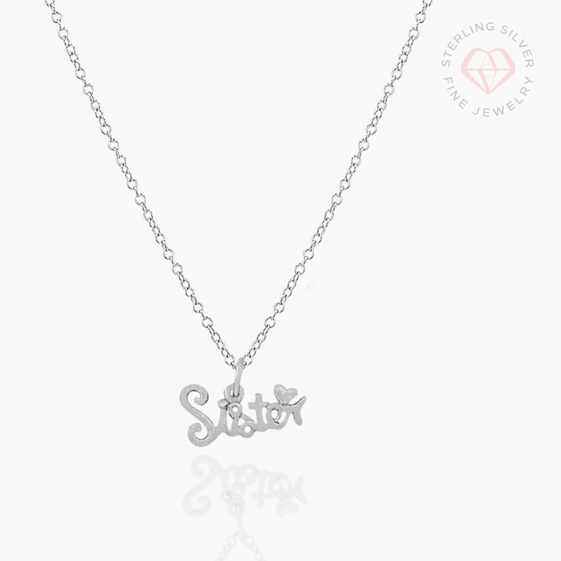 Sister in Christ Necklace- Gold Vermeil & Sterling Silver