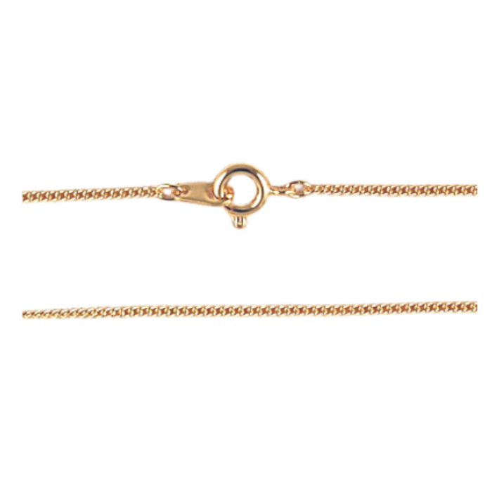 16" Fine Gold Plated Brass Chain