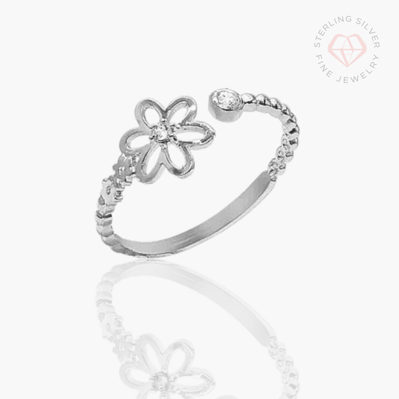 Spring in Eden Ring- Gold Vermeil, Sterling Silver & Rose Gold/ Made to Order (14 Days)