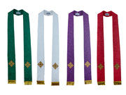 17102 Embroidered Cross Stole