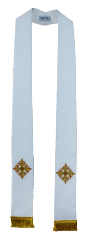 17102 Embroidered Cross Stole