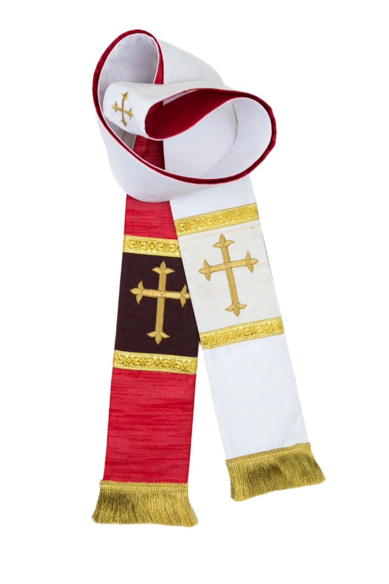 17650 Embroidered Latin Cross Reversible Stole
