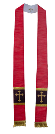 17650 Embroidered Latin Cross Reversible Stole