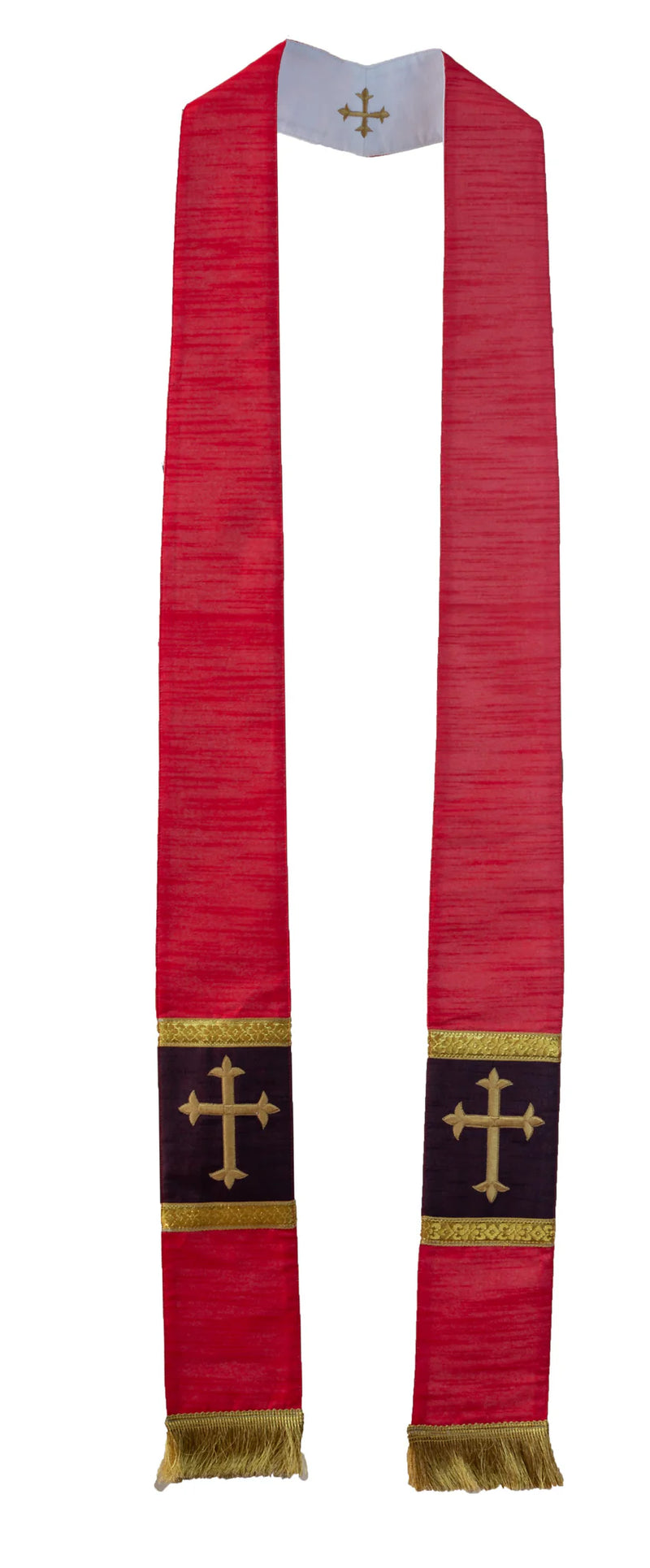 17650 Embroidered Latin Cross Reversible Stole