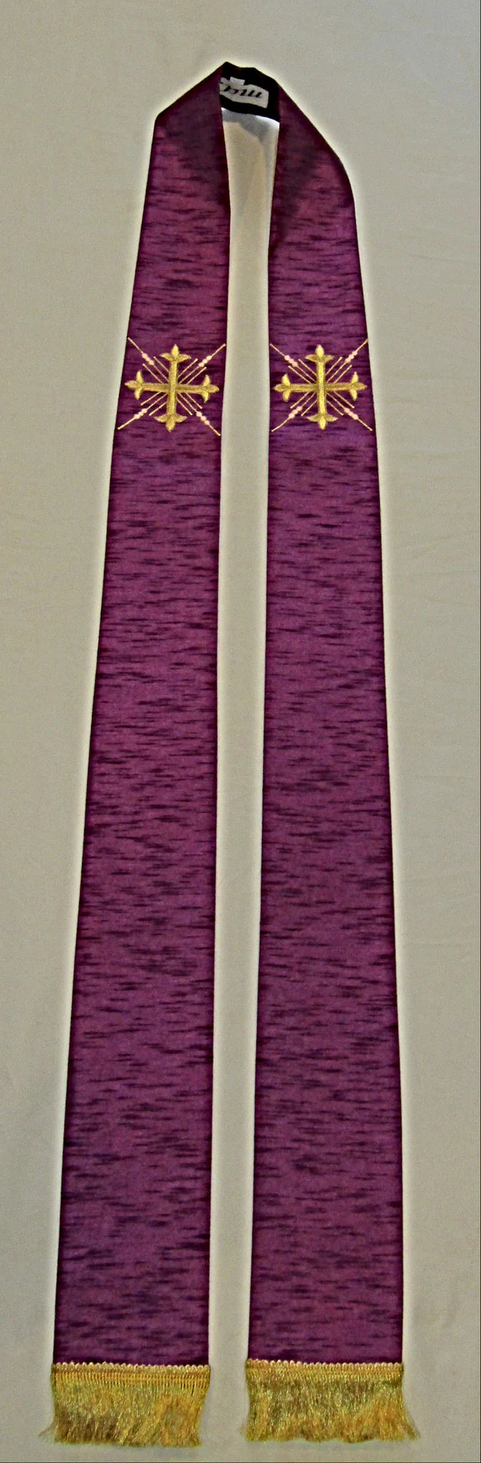 17660 Greek Cross and Rays Art Silk Stole