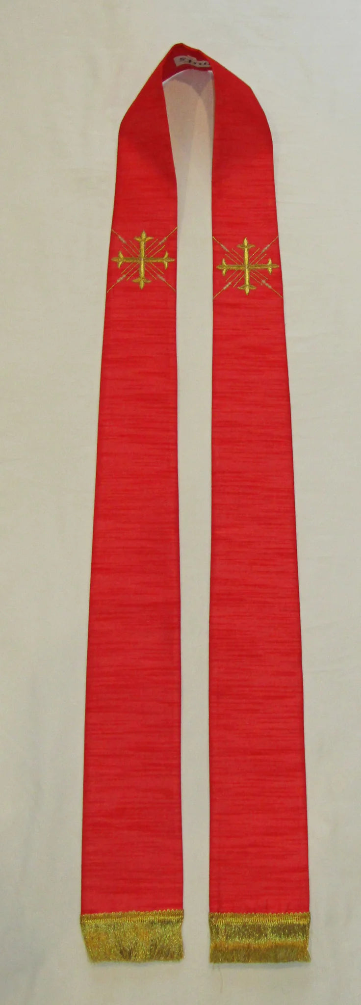 17660 Greek Cross and Rays Art Silk Stole