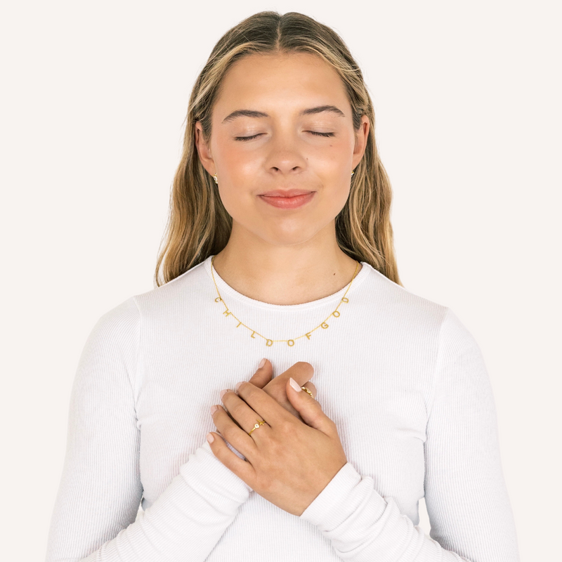 CHILD OF GOD Necklace in Gold-Filled and Sterling Silver