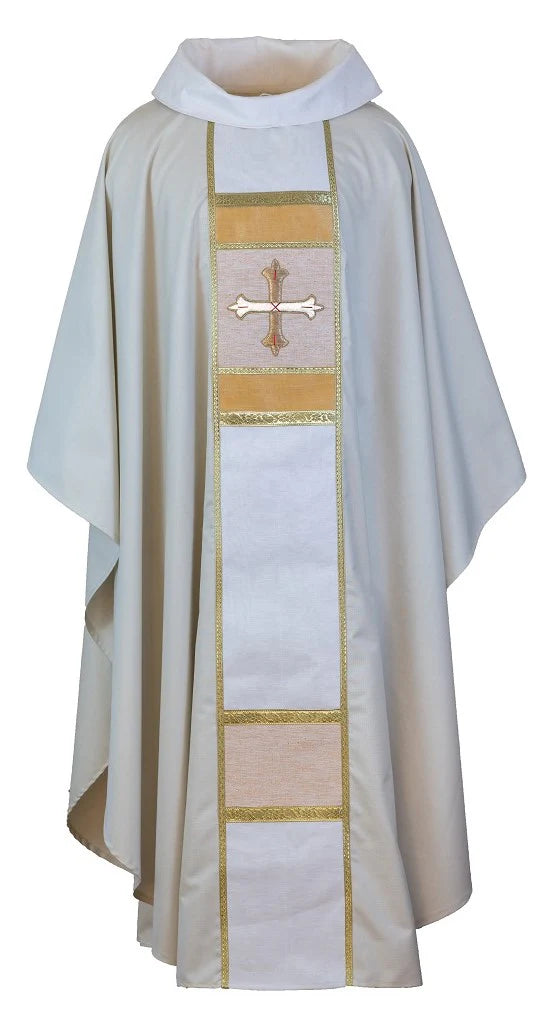 1985 Embroidered Greek Cross Chasuble or Dalmatics