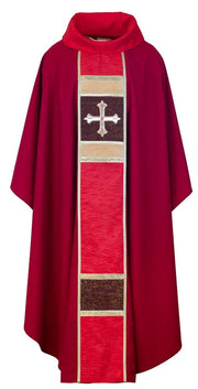 1985 Embroidered Greek Cross Chasuble or Dalmatics