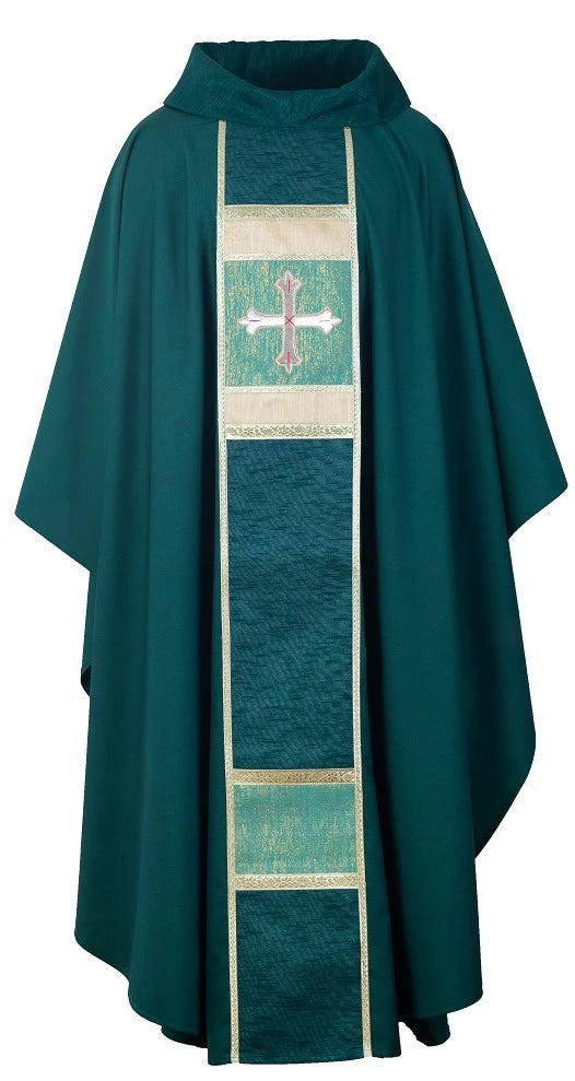 1985 Embroidered Greek Cross Chasuble or Dalmatics