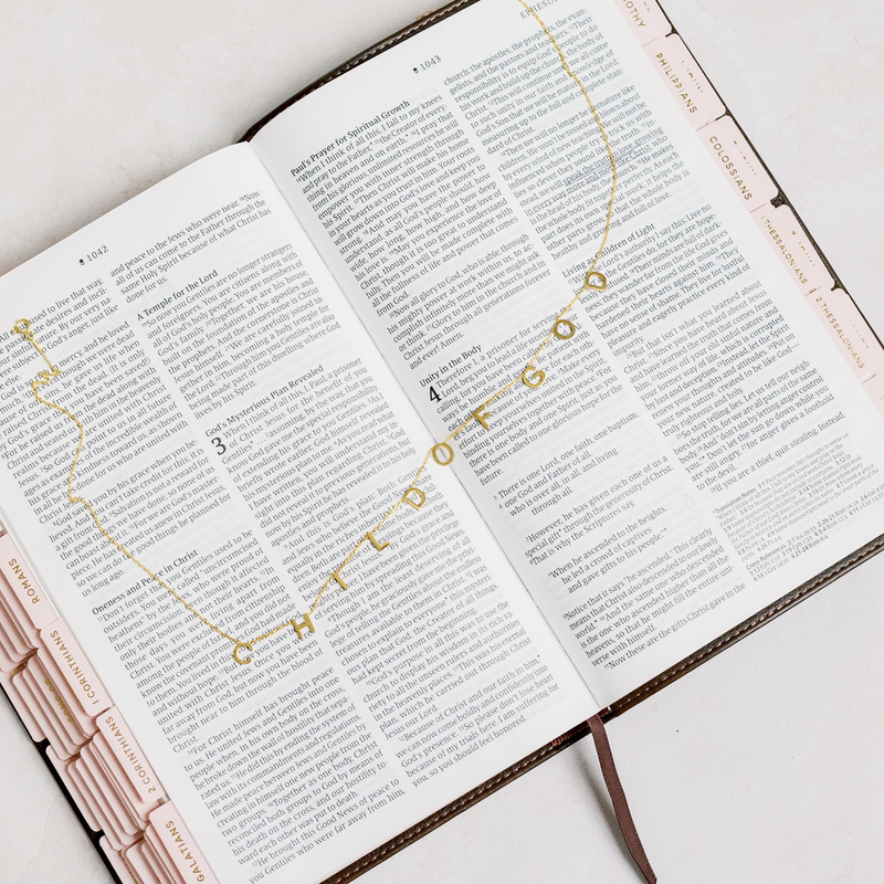 CHILD OF GOD Necklace in Gold-Filled and Sterling Silver