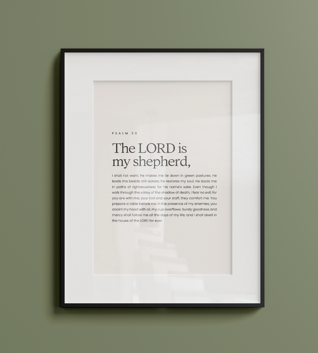 Psalm 23 Digital Download